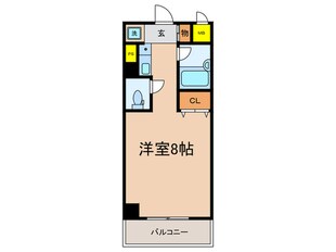 ｺﾝﾌｫ-ﾙ勝どきの物件間取画像